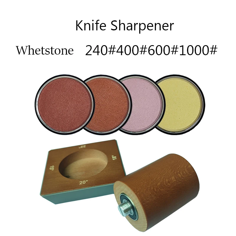 Rollmesser-Schärfset zum Schärfen gerader Rollenmesser mit Industrie-Diamanten, Kochmesser-Set