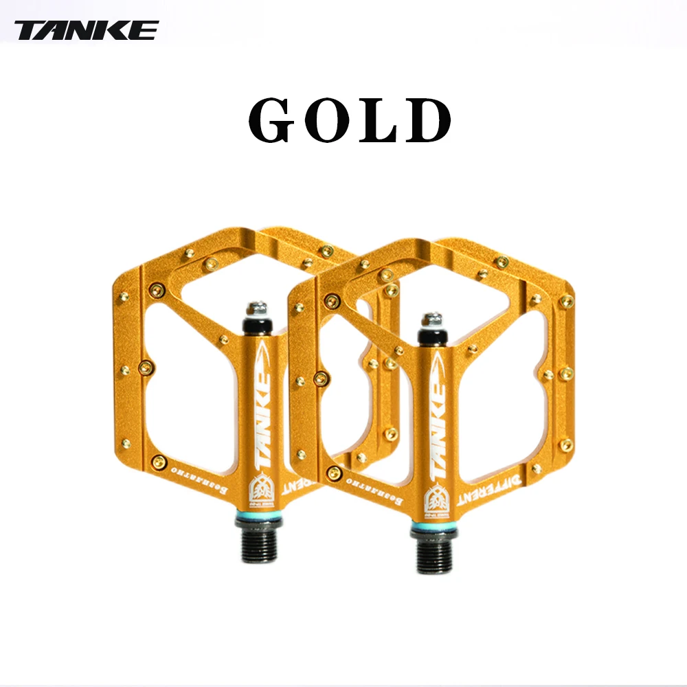 TANKE TP-50 Pedale Sepeda MTB Aluminiumlegierung rutschfestes Fahrradpedal Fahrradpedal Fahrradpedal