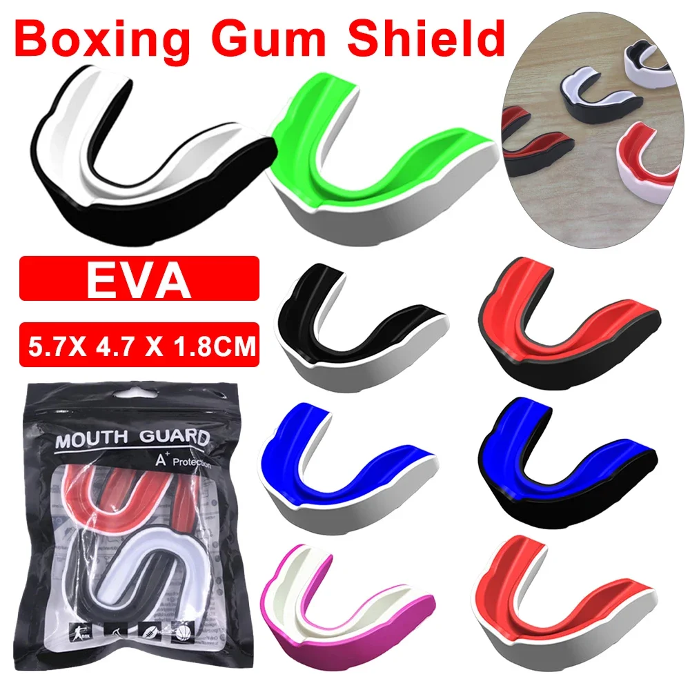 4pcs Fighting Training Mouth Guard Boxing Gum Shield Sports Mouthguard Football Wrestling Boxing Teeth Protector Sports Safety