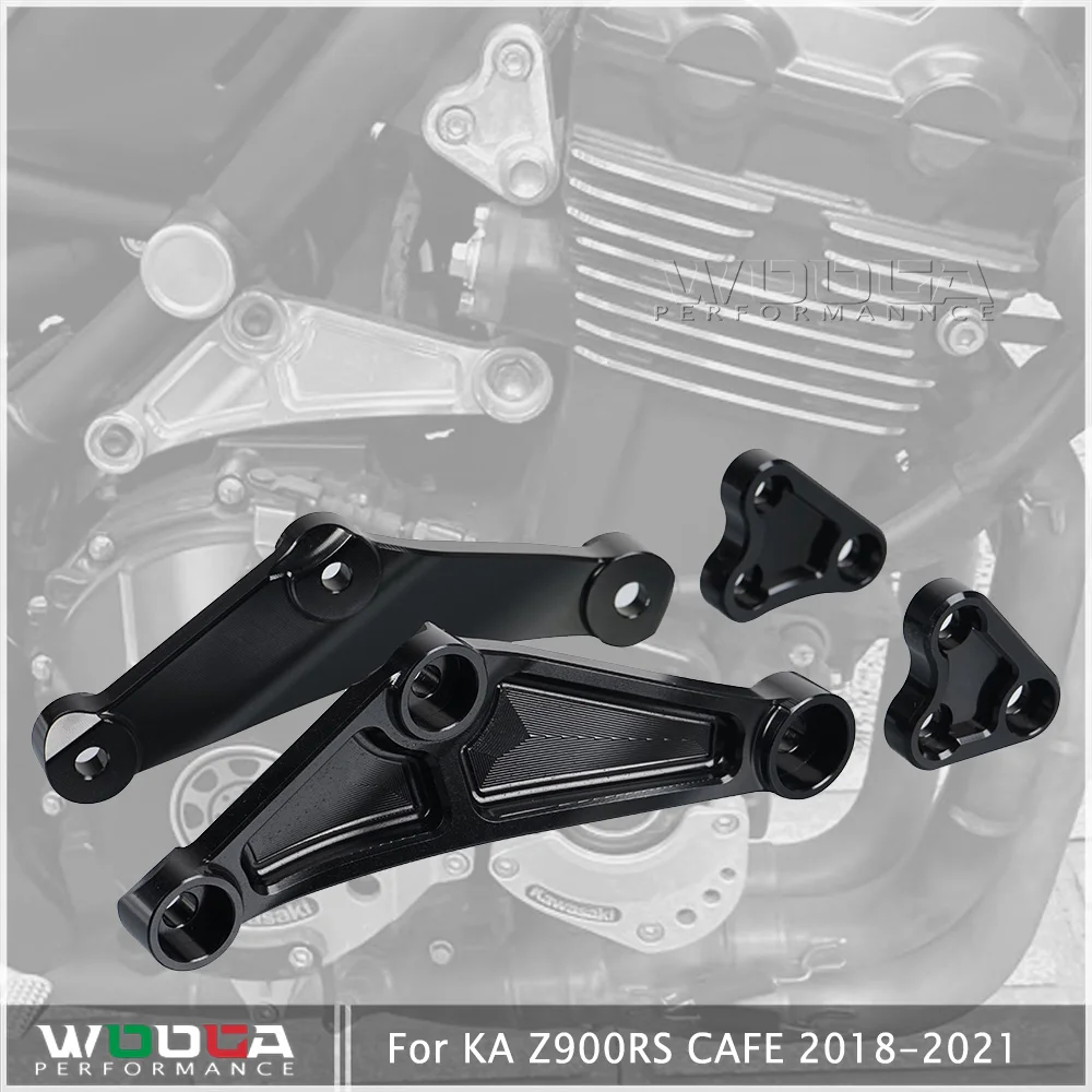 WOOGA Engine Hanger Set For KAWASAKI Z900RS Body Frames Engine Support protection bracket For Z900RS CAFE 2018-2023