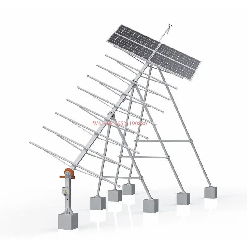 wmwmnu for HYX30-2-20PV-144-IR-SD 12kw Solar Panel Single Axis Tracker Solar Axis Tracking Kit Factory Direct Sales