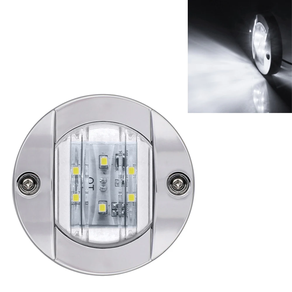 4pcs 12V LED Boat Interior Light for Boat Deck LED Transom Mount Light LED Boat Lights Universal