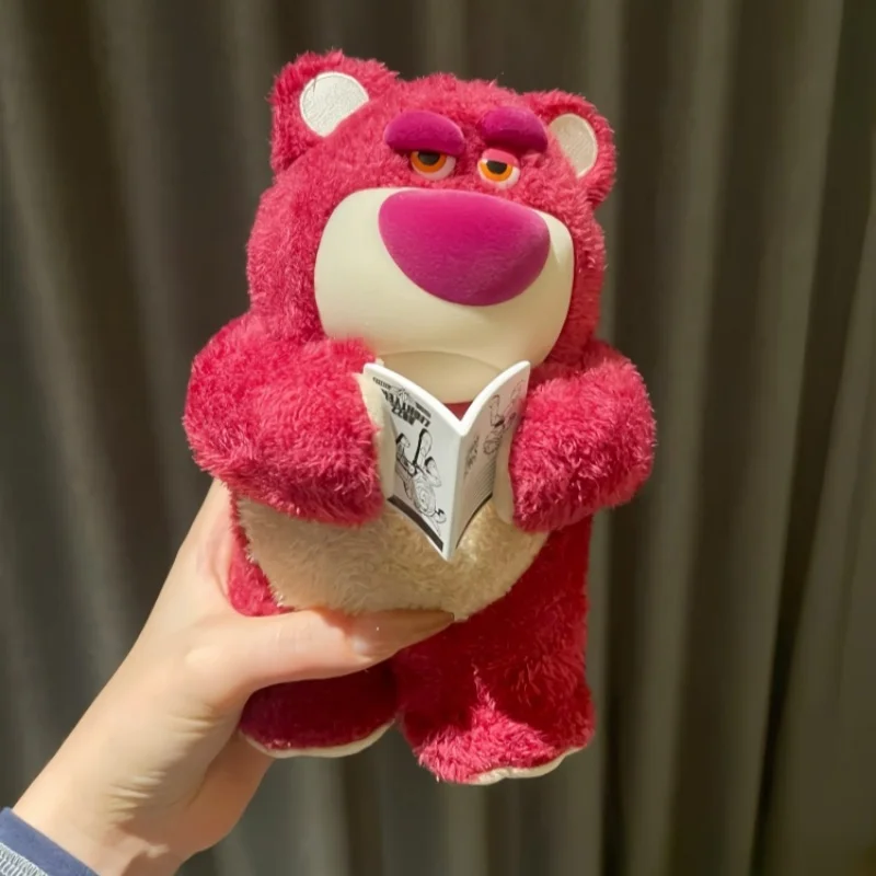 Hot Sale18cm Miniso Disney Lotso Secret Project Theme Model Story Doll Decoration Anime Peripheral Room Decoration Holiday Gift