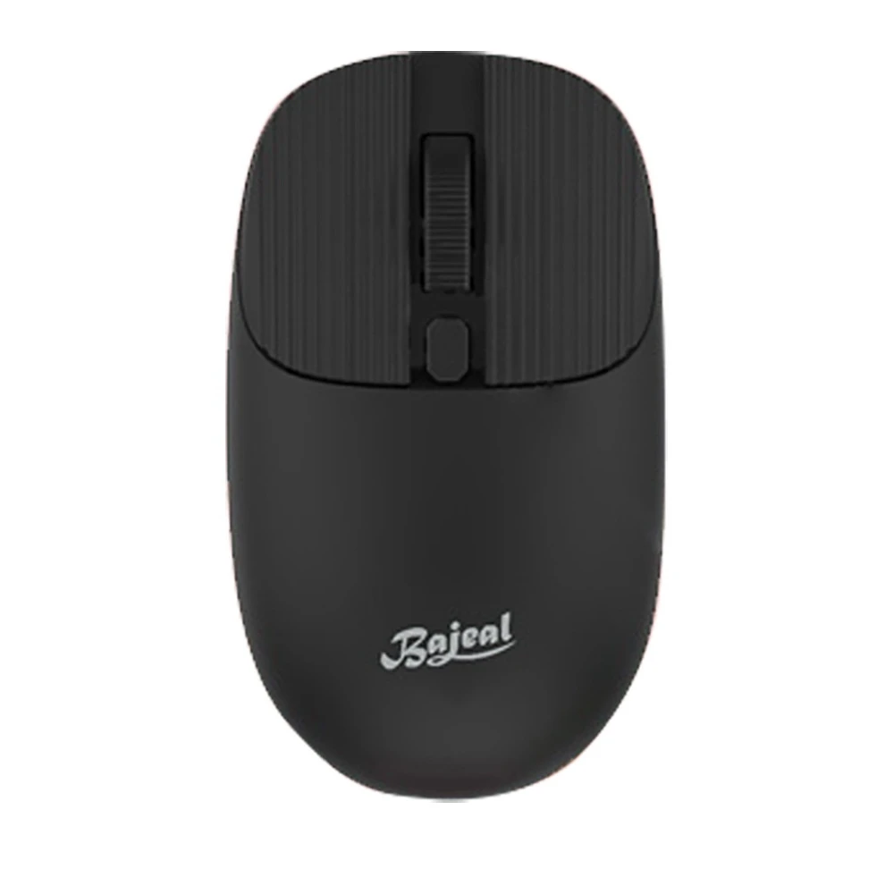 BAJEAL Wireless Gaming Mouse Ergonomic 2.4Ghz Photoelectric Mice with USB Receiver for PC Laptop Mac Windows,Black