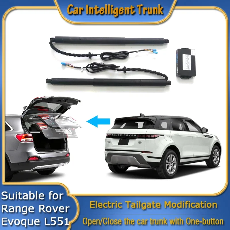 

For Range Rover Evoque L551 2018~2024 Car Power Trunk Opening Smart Electric Suction Tailgate Intelligent Tail Gate Lift Strut
