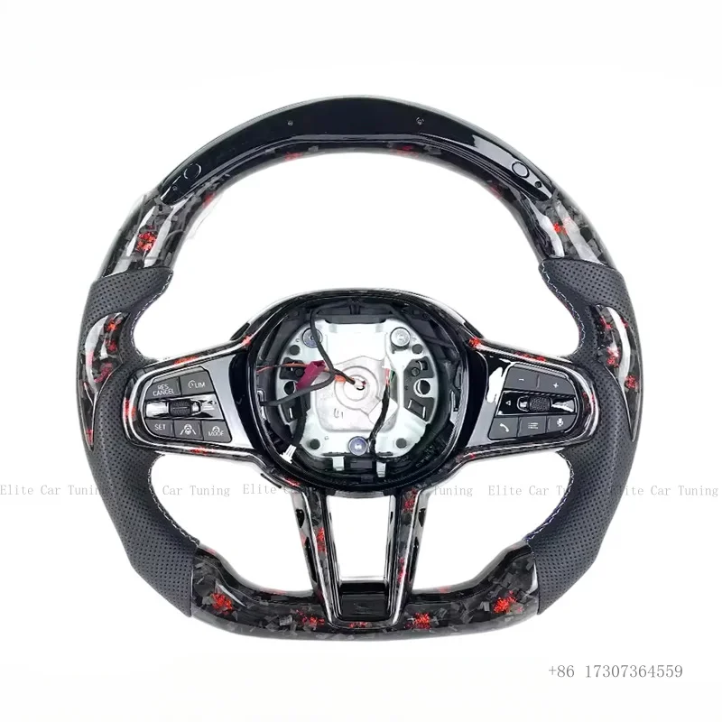 

LED M Sport Carbon Fiber Steering Wheel for BMW F40 F44 G01 G02 G05 G06 G07 G08 G18 G20 G21 G22 G24 G26 G30 G38 G80