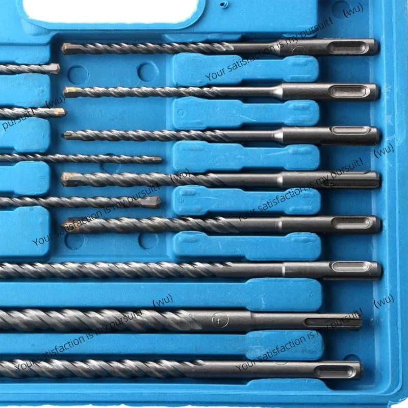 Electric Hammer Bit 17-piece Set Round Shank Square Shank Sharp Chisel Impact Wall Concrete Red Brick