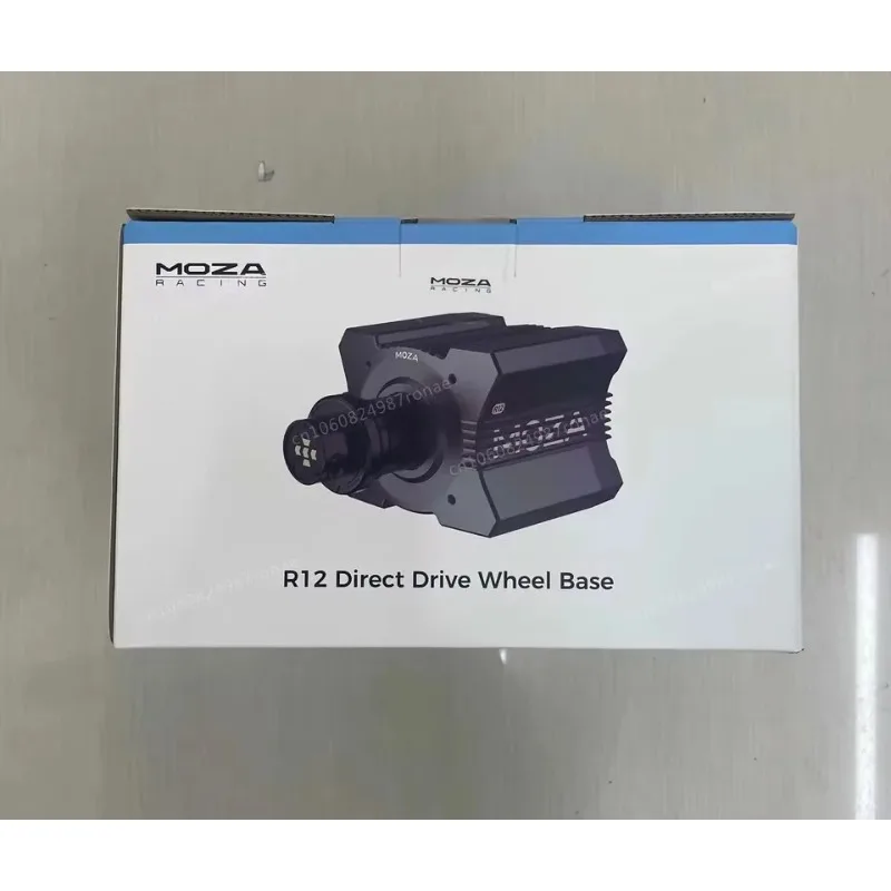 قاعدة عجلة MOZA Racing R12 بتصميم خفيف الوزن 12 N·M عزم دوران محرك سيرفو مع خوارزمية تصفية FFB من الجيل الجديد