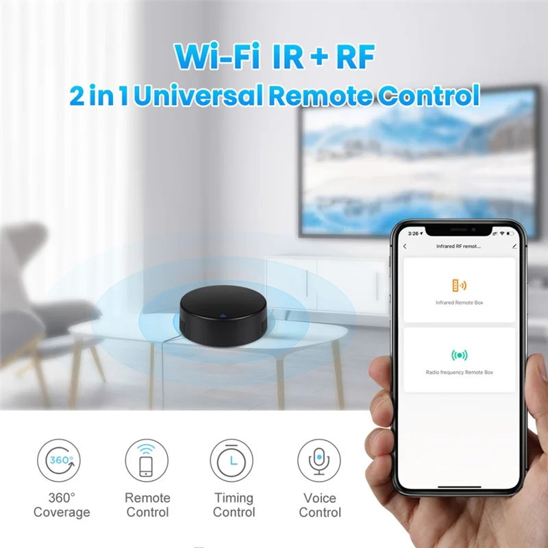 APPLIA-IR Fernbedienung Wifi Tuya Smart RF Smart Home Infrarot Controller Für Klimaanlage TV Unterstützung Smart Leben
