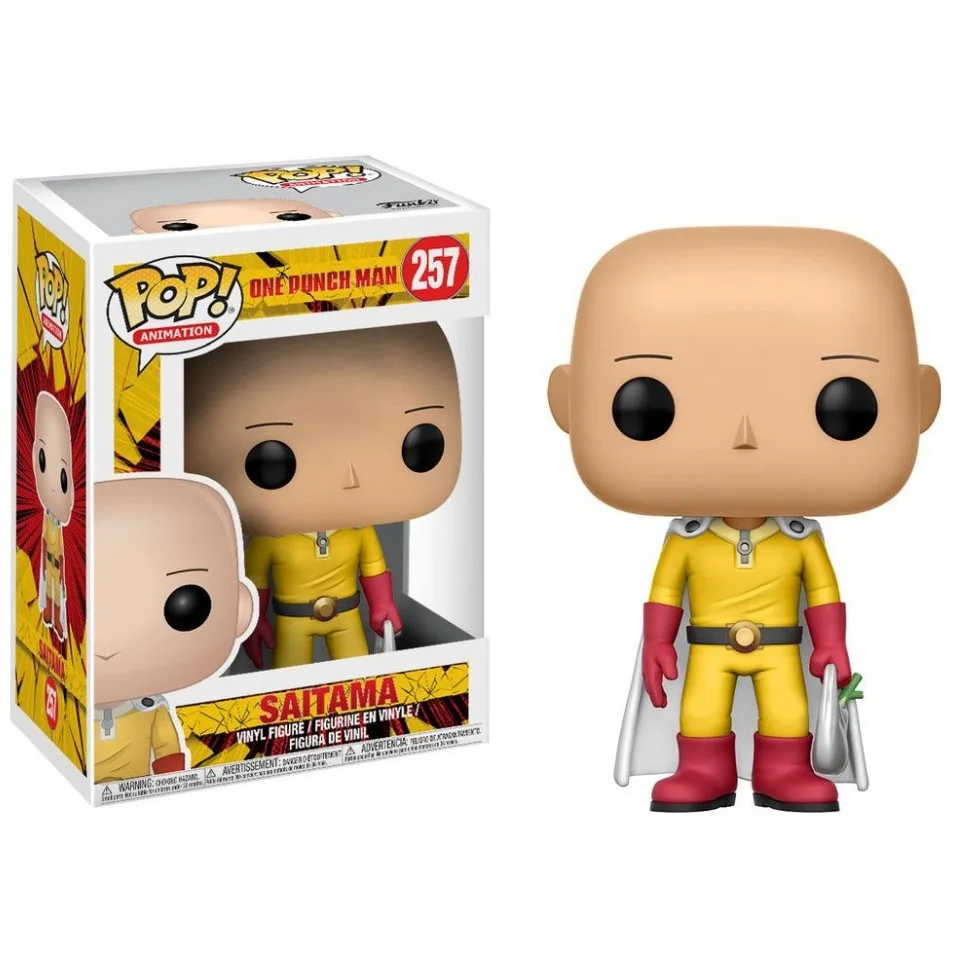 Funko POP One Punch Man Saitama 257# Vinyl Action Figure Toys Dolls Collection Christmas Gifts For Gifts