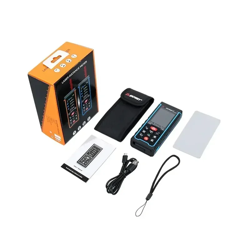 

SW-120 Display Laser Distance Meter 80M 120M Camera Digital Meter Area Volumn Digital Angle Ruler Laser Rangefinder Tape