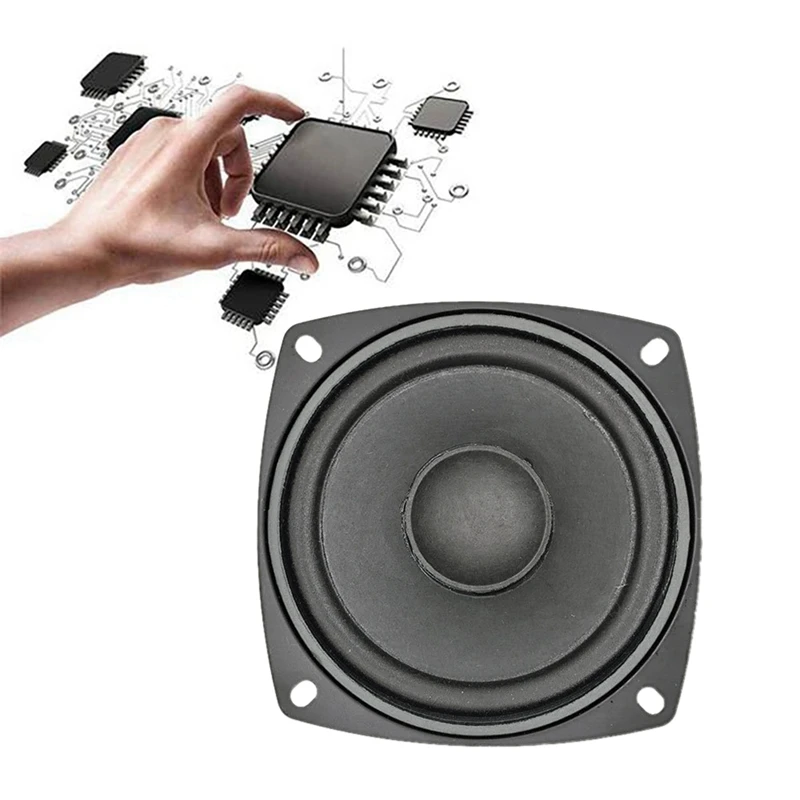 4Inch Speaker 30W 4Ω Midrange Audio Speaker Sound Speaker Unit Hifi Music Stereo Midrange Loudspeaker