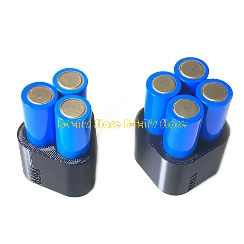 Y1AD ABS Plastic 18650 Battery Organizers Fixture For Efficient Stable Welding 3 4 6 10 Hole Configurations Clamp Holder Set