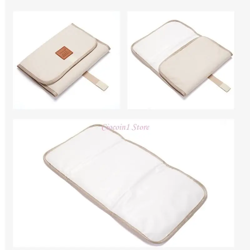 Y1UB طوي حفاضات الطفل تغيير الوسادة مقاوم للماء الوليد الحفاض سجادة لتغيير الحفاض السفر المحمولة ورقة تغيير الحفاضات #2