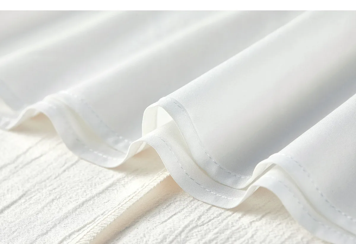 SENTUBILA Eleganter Satin-Plissee-Midirock für Damen, Sommer 2026, elastische Taille, glänzende Textur, fließender Rock für den Alltag 162QG6653 – Detail 40