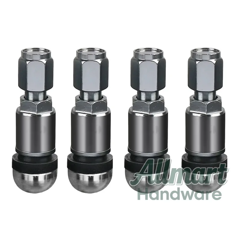 Automotive tire vacuum tire valve, aluminum alloy valve valve, steel ring, aluminum wheel hub, tire valve core cap
