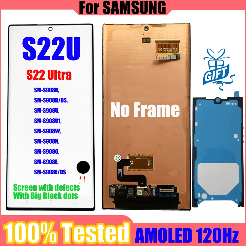 68-pouces-pour-samsung-s22-ultra-5g-s908-s908b-s908f-ecran-tactile-numeriseur-sans-cadre-avec-affichage-de-defauts-de-grands-points