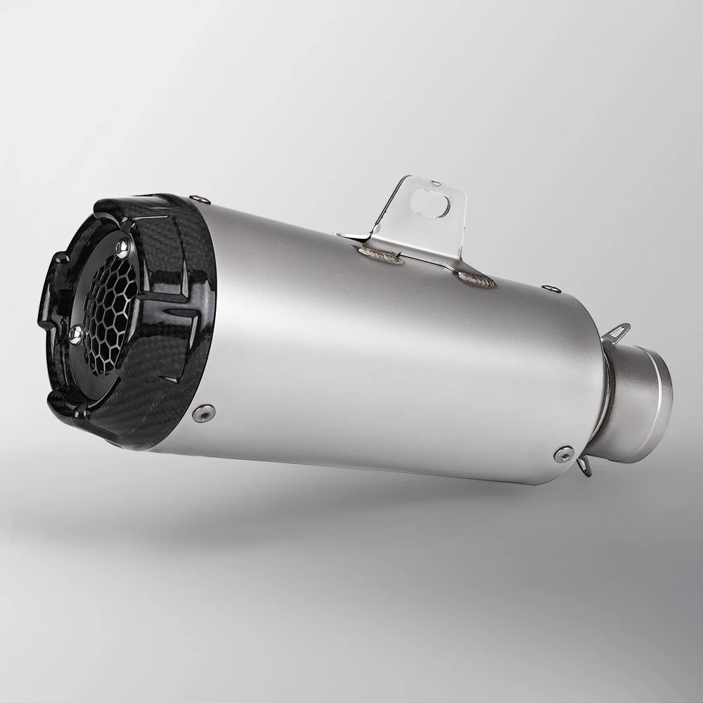 

Universal Motorcycle Exhaust Kit Escape Motorbike High Quality 51mm Muffler With Cover For S1000RR MT07 CB300R R1 Z900 Z1000 C20