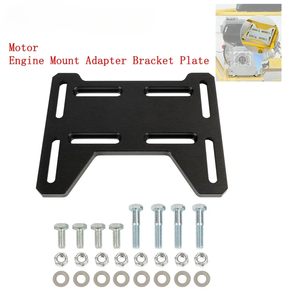 

Motor Engine Mount Adapter Bracket Plate for Mini Bike Go Kart Doodlebug DB30 Coleman 100 Small 4 Stroke Engines Predator 212cc