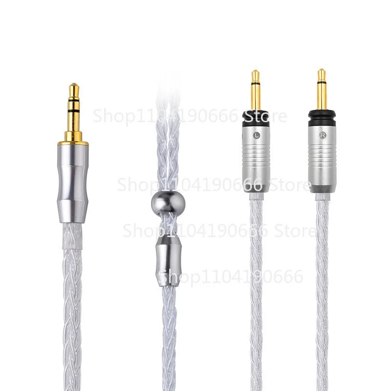 6N 16-core braided 3.5mm Audio Cable For Fiio FT3 FT5 FT1 FT7 Headphones