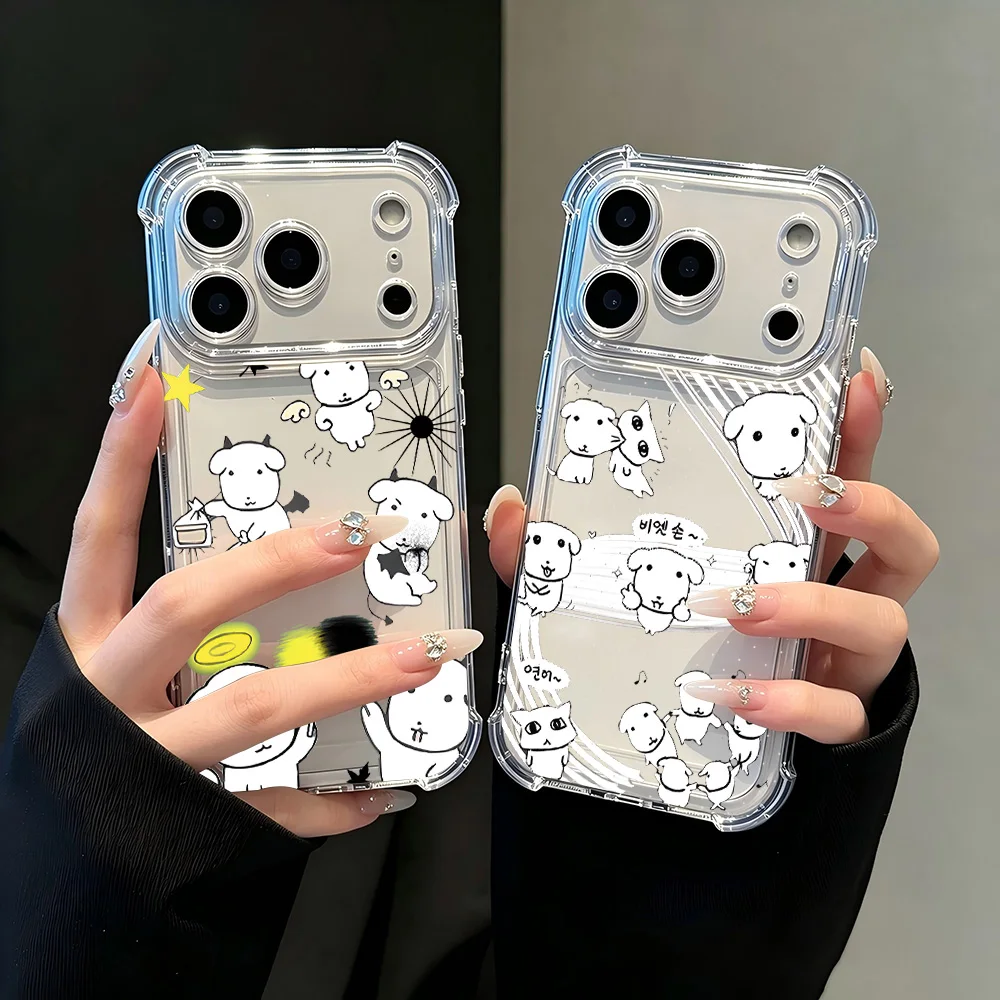 Cartoon Ganadi PuppyS Phone Case For Samsung A37 A57 A17 A07 A06 A56 A26 A33 A54 A51 A13 A73 A55 A53 A36 A25 A24 A23 A16 4G 5G