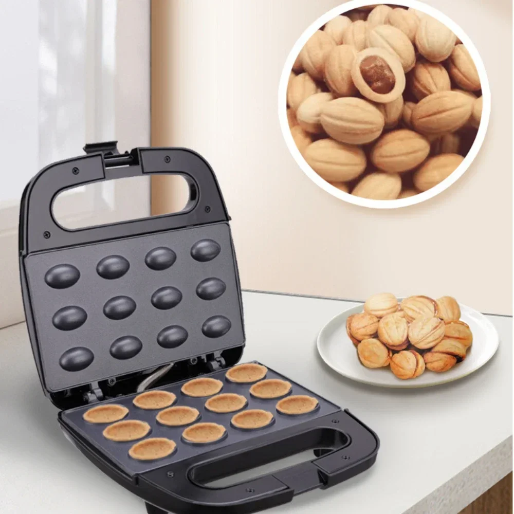 

Houselin Walnut Cookie Maker,Cookie mold,Non-stick pan for 12 Pieces,1000W