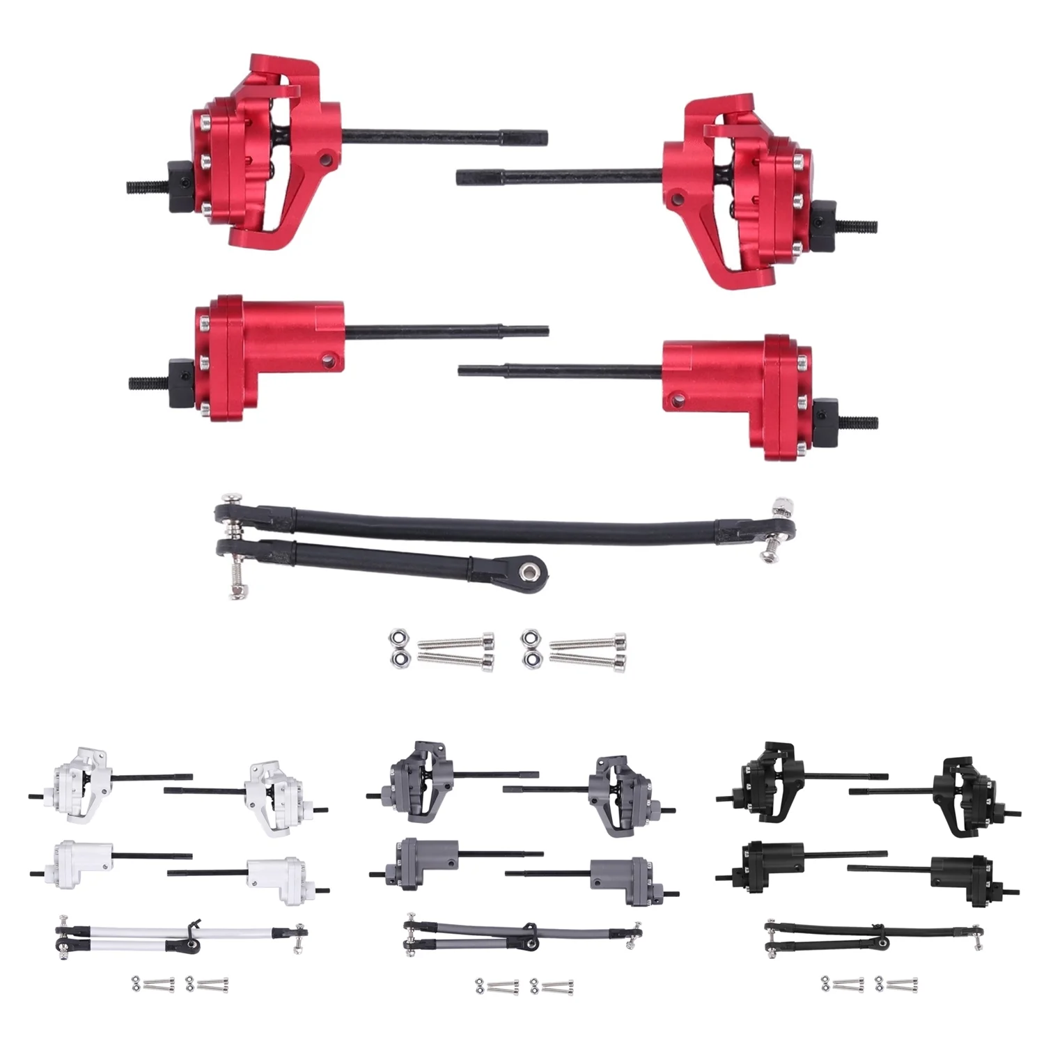 

Комплект металлических передних и задних осей AR44 для Axial SCX10 II 90046 1/10