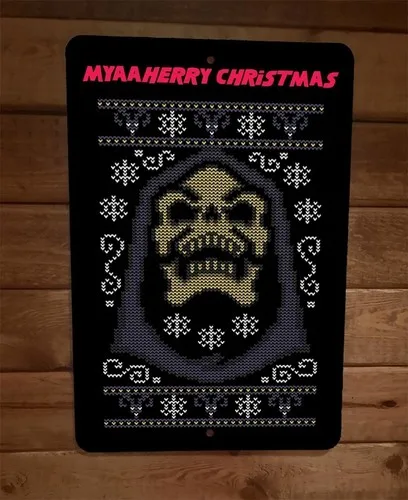 Letrero Metálico de Pared de Skeletor de MOTU, Mayaaherry Christmas, del Universo