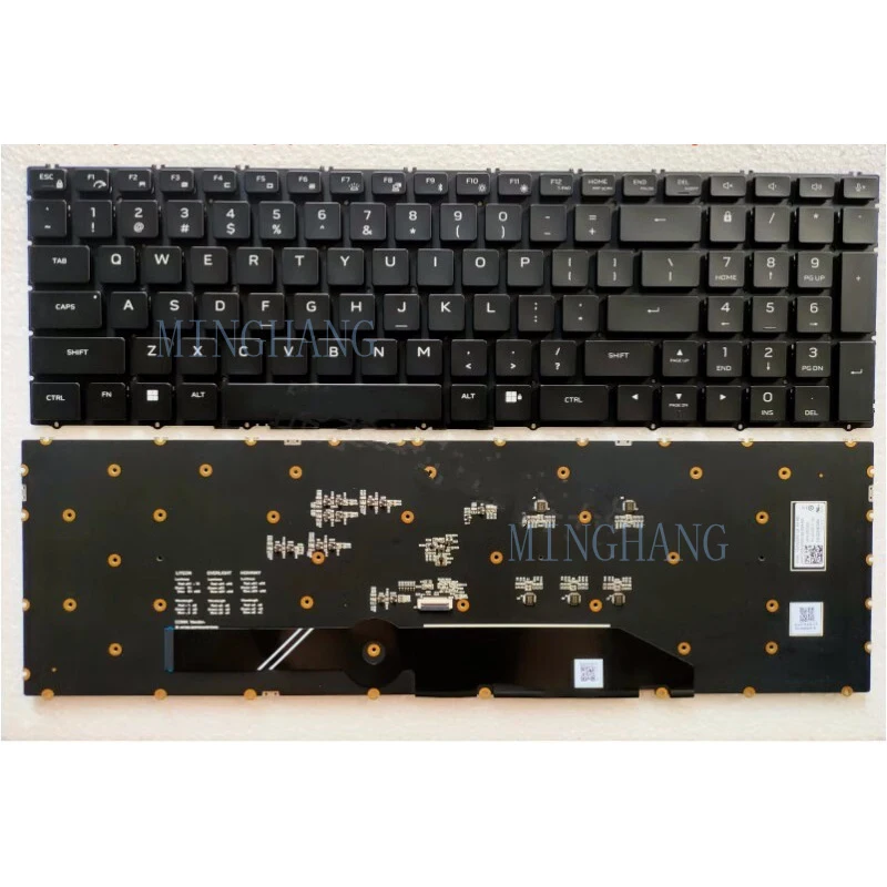 

M New For Dell Alienware M18 R1 R2 P51E P51E001 US Keyboard Per-key RGB Backlit