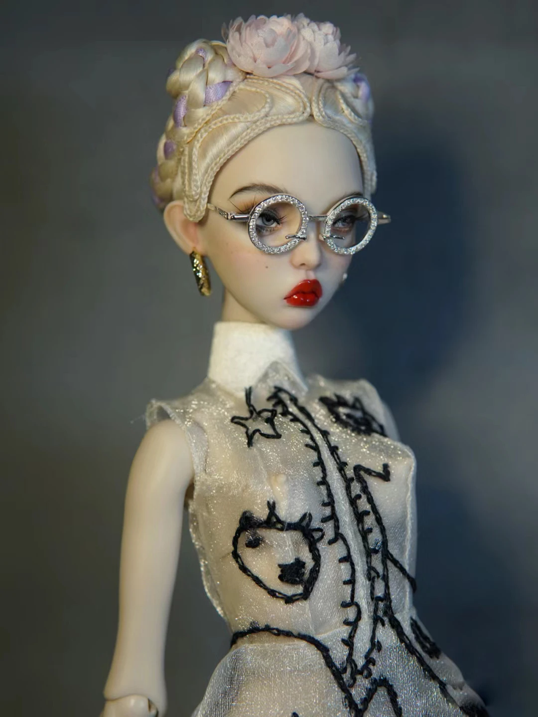 BJD DOLL 1/4 Phyllis Girl Doll Resin Art Toy model