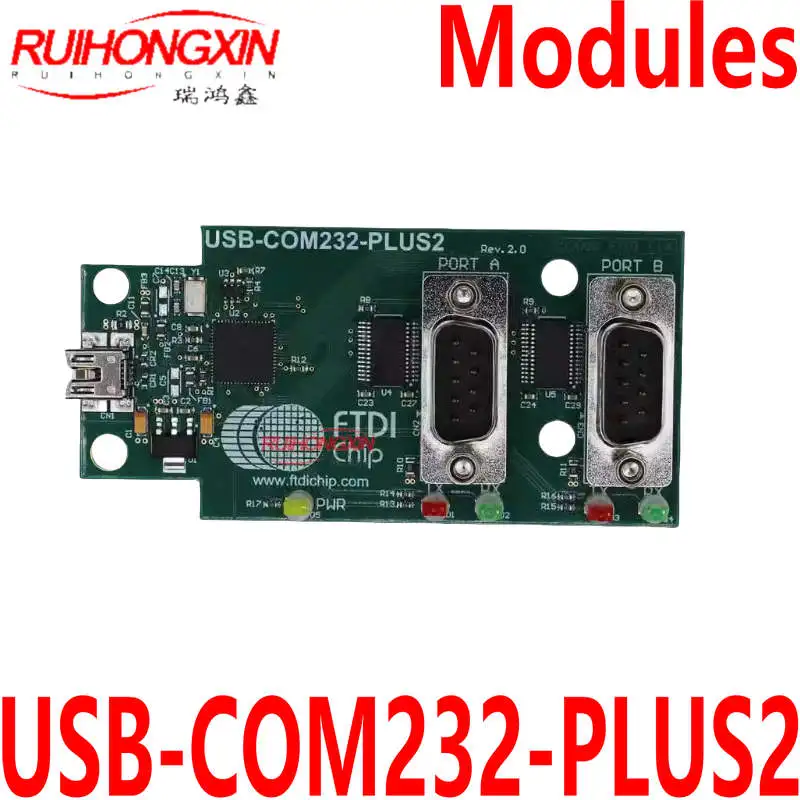 USB-COM232-PLUS2 module USB HS to RS232 Conv Assembly 2 DB9 Port