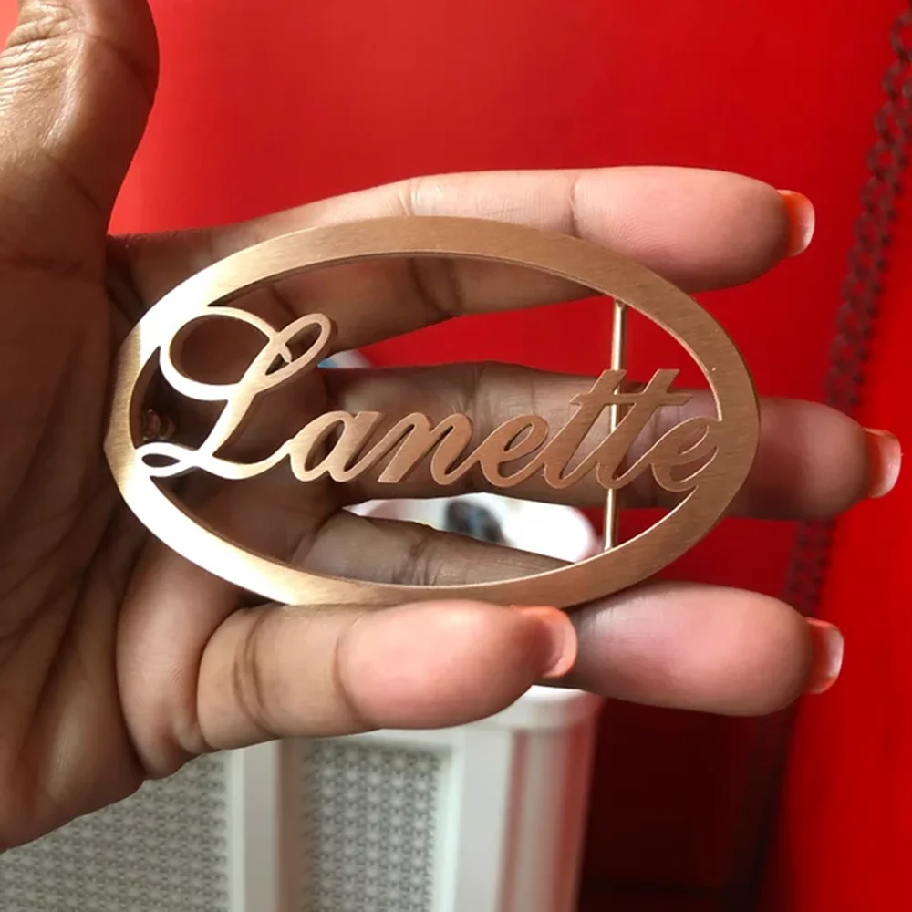 مخصص الفولاذ المقاوم للصدأ حزام مشبك للزوج شخصية رجال الأعمال مجوهرات مخصص اسم شعار نمط هدية عيد الأب