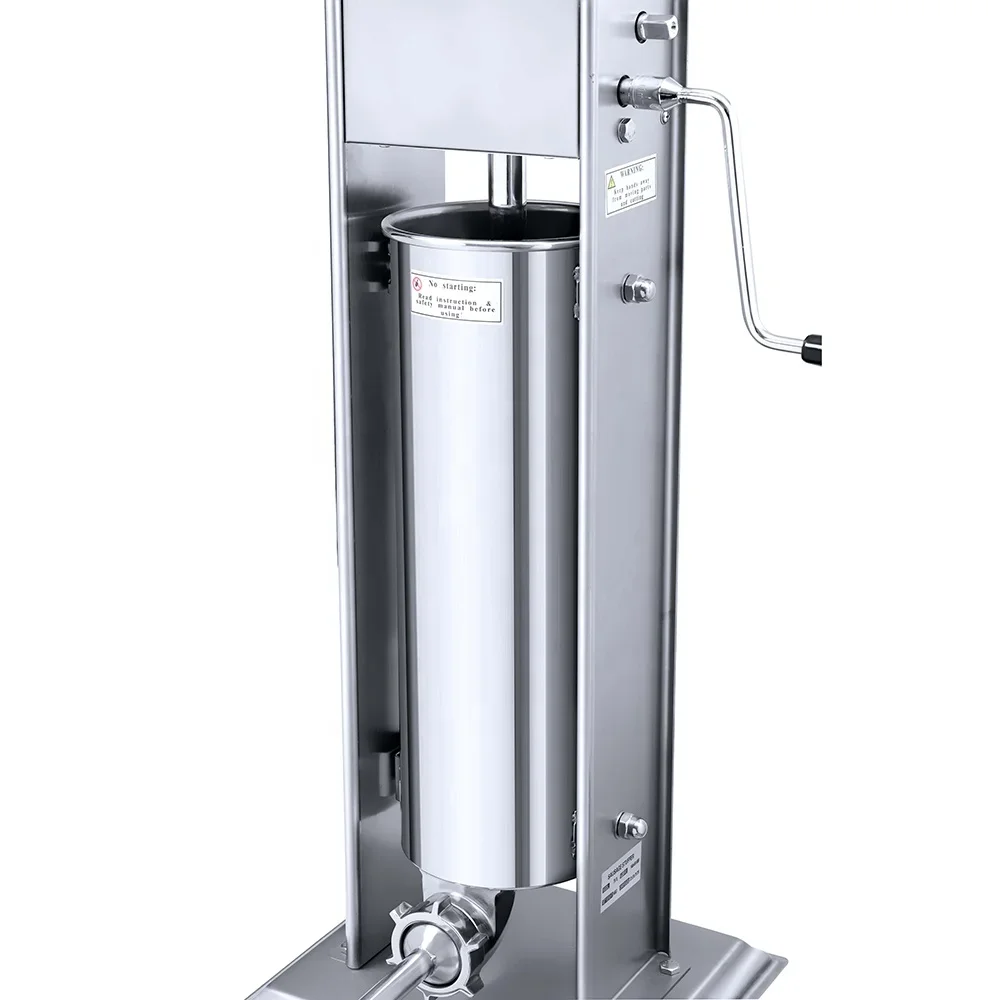 Commercial Kitchen Equipment High Capacity 10L Manual Sausage Filler/ Sausage Making Machine For Sale