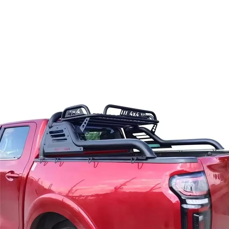 Car Accessories High Loading Capacity Pickup Roll Bar Beam Roof Rack Fit Pickup Cargo Tub