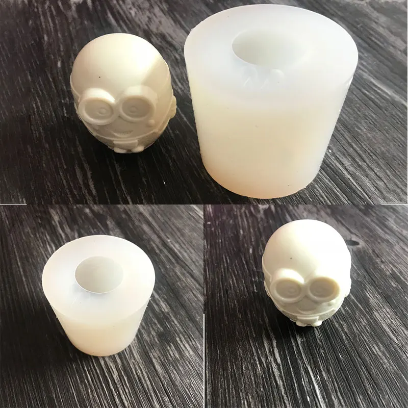 

Minions Silicone Mold Chocolate Baked Cake Aromatherapy Candle Gypsum Dropping Glue Soap Mold DIY Handmade Decoration Supplies