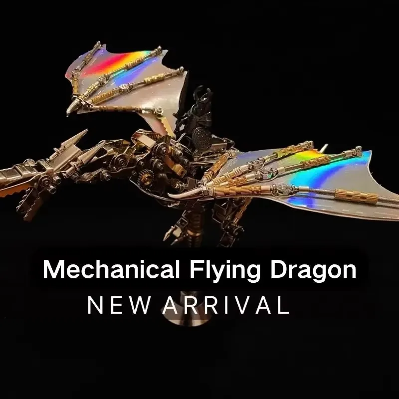 High-difficulty metal assembly mechanical three-dimensional dragon model handmade diy toy festival gift decoration for boyfriend