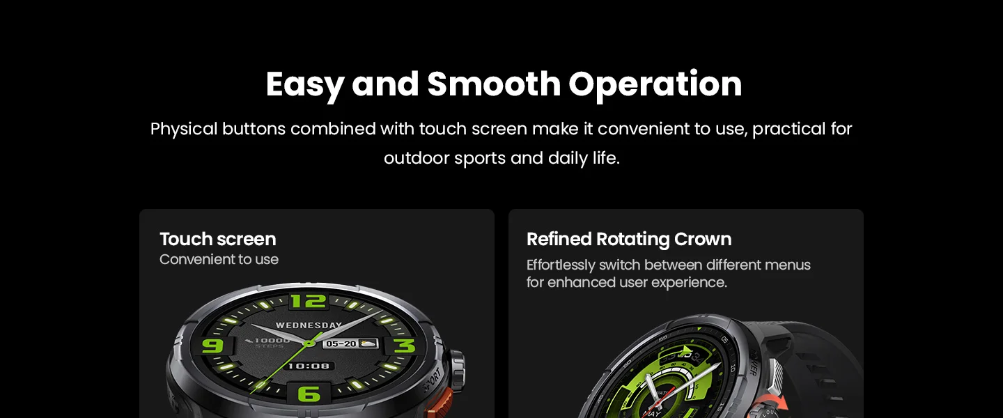 HF009 HAYLOU Solar Ultra GPS Smartwatch 1,6 Zoll AMOLED 5-Satelliten-GPS-Positionierung 170 Sportmodi Sprachanrufe Smartwatch 5ATM – Detail 6