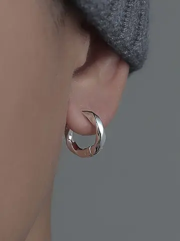 1Pcs Vintage Minimalist Stud Earrings for Teens Ear No Piercing Earrings Women Men Fake Pierced Unusual Party Earrings Jewelry