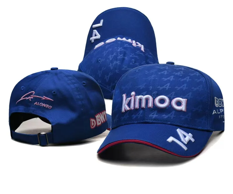 Wholesale a variety of F1 racing baseball caps adjustable cartoon visor fashion cap more patterns can be consulted