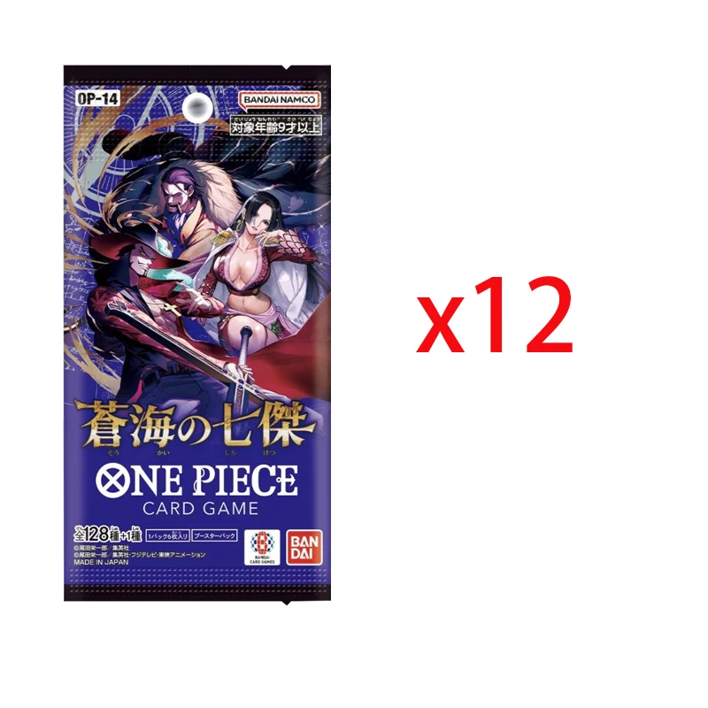 New BANDAI ONE PIECE Card Game The Azure Sea's Seven OP-14 Booster