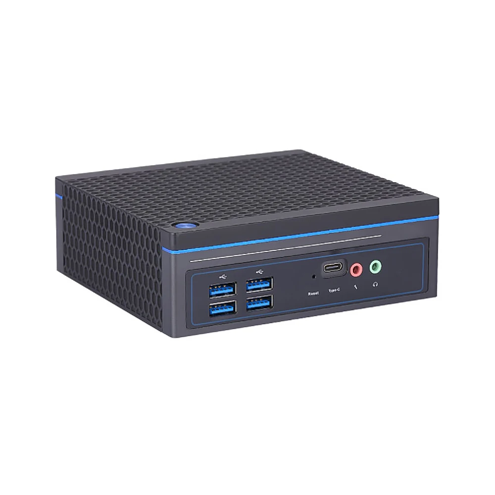 Hunsn-Miniデスクトップコンピューター,HTPC,NUC,Intel Core i3,i5,i7,BH24,Windows 11 Pro, Linux, Ubuntu,Pxe,Wol,2LAN,VGA,2つのHDMIロックスロット