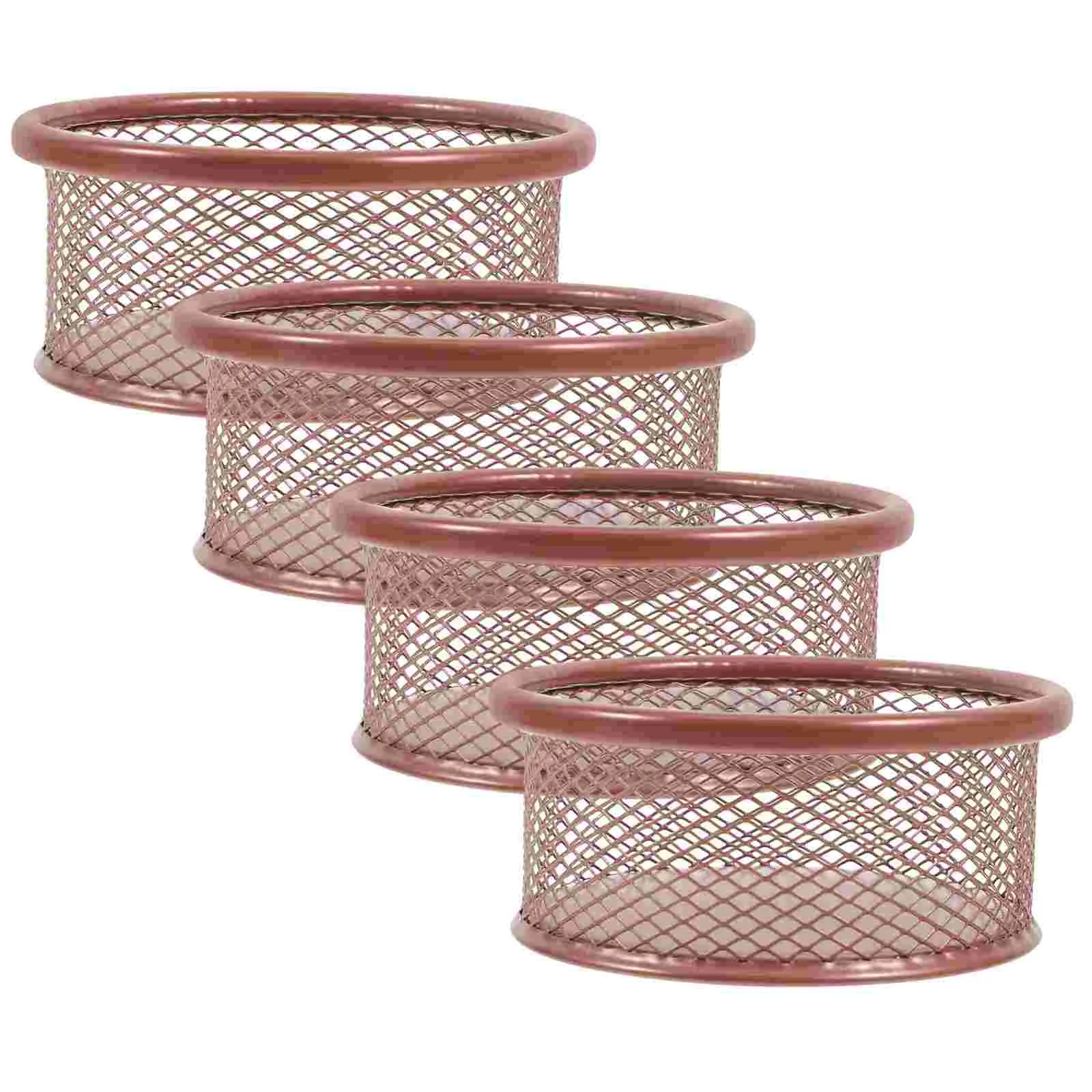 4 قطع من مشبك الورق، شريط مكتب، حامل كمبيوتر محمول، حامل حديد للمشابك