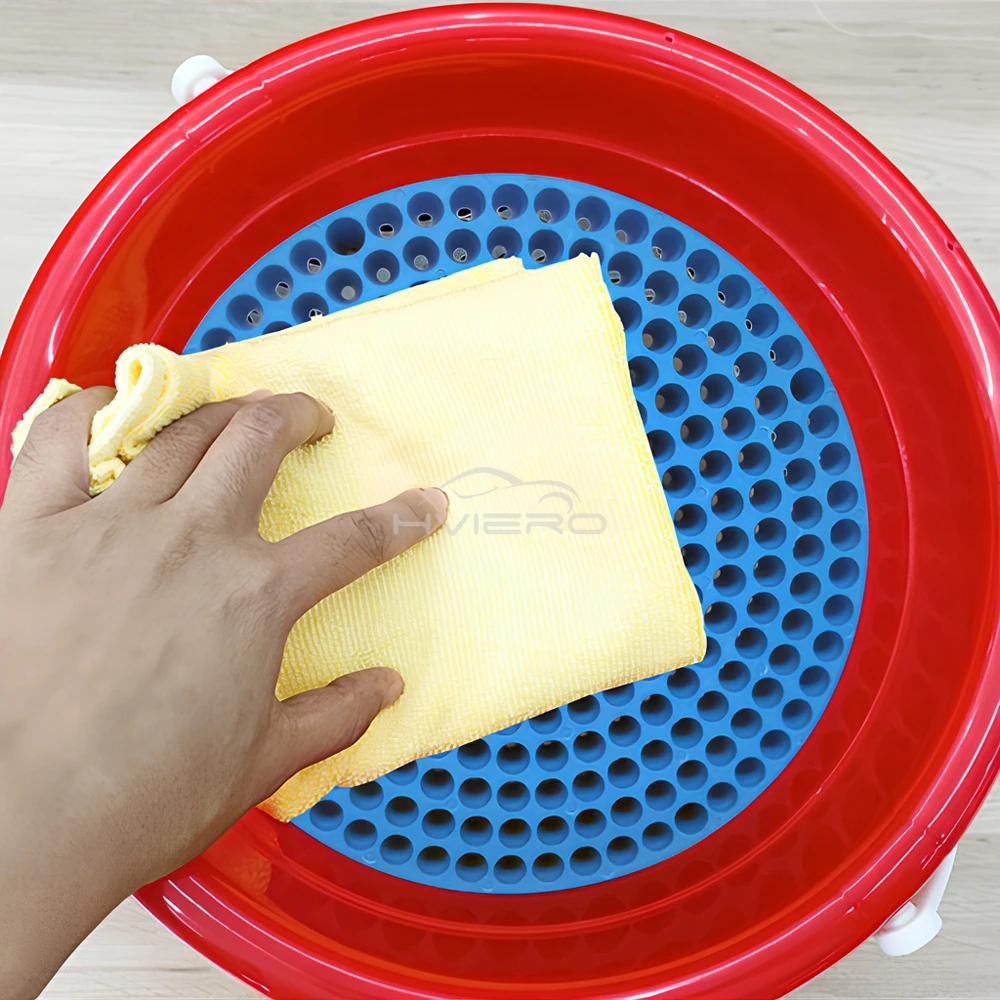 1pcs Car Wash Sand and Stone Isolation Net cleanning Fences Funnel Tools Car Washs Bucket Bullet Sands Filter Auto Accessories