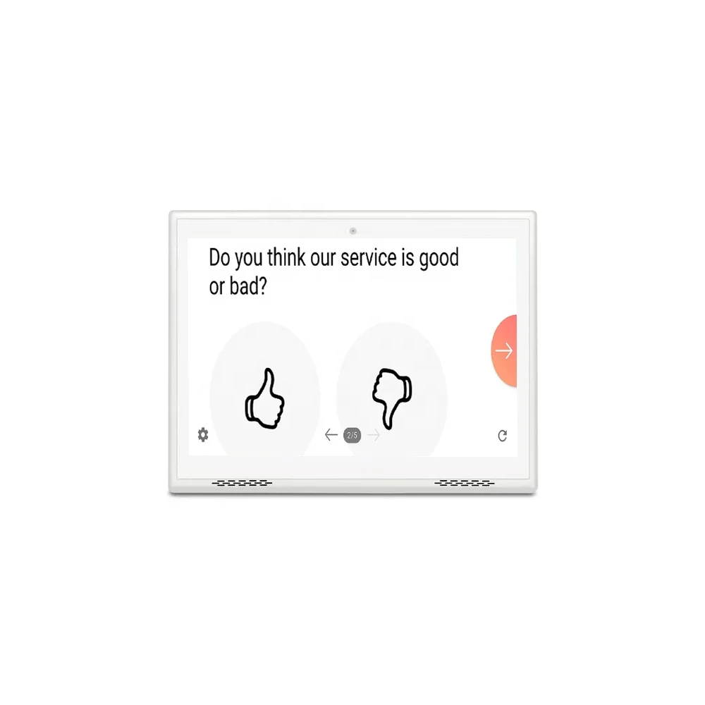 Top Sell Wall Mount Desktop Floor Standing Touch Screen Smiley Terminal Feedback Customer Survey Equipment Satisfaction Machine