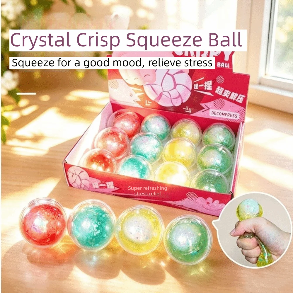 Party Gifts Slow Rebound Crystal Clay Crispy Squishy Soft Squeezing Squishy Fidget Fun Crispy Texture Crunchy Sound