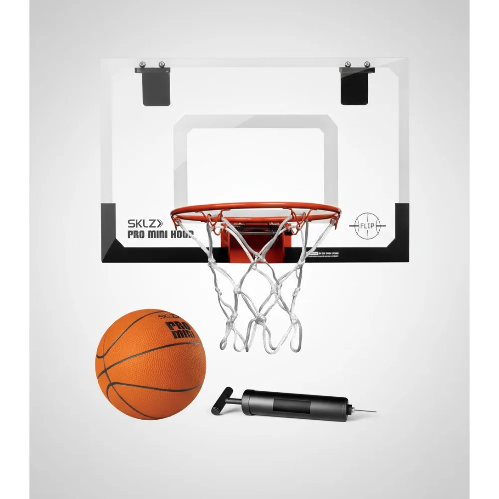 

Мини-баскетбольное кольцо для дома — портативное над дверью — идеально подходит для дома, общежития, офисов и подарков