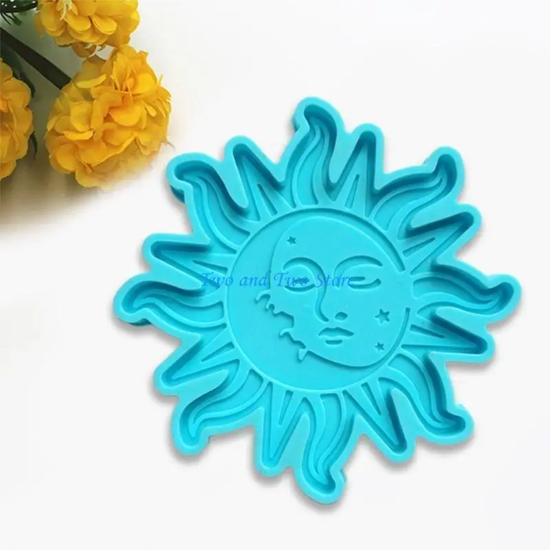 HX6F Resin Silicone Molds Sun Moon Epoxy Molds Resin Casting Molds - view 3