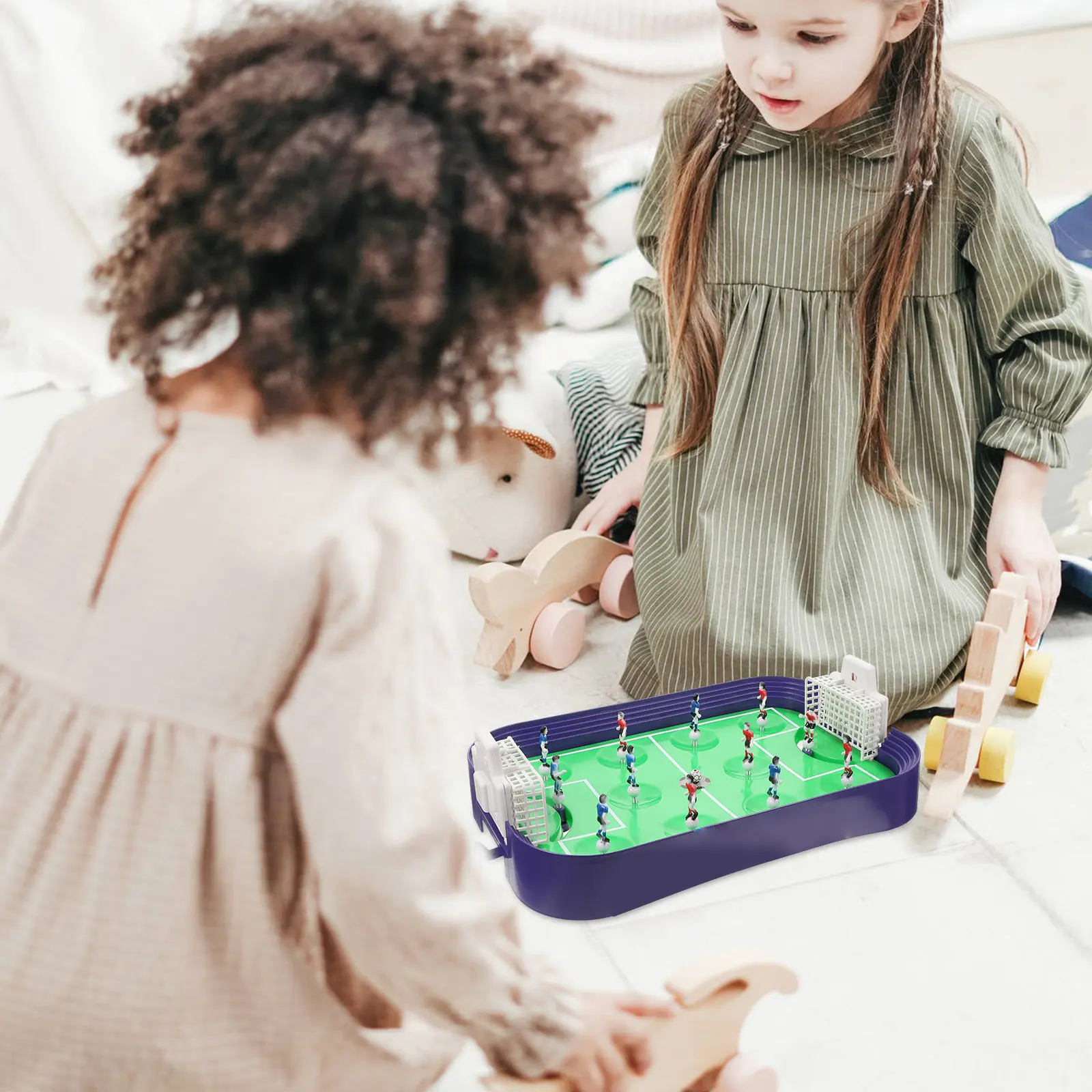 

1Pcs Mini Table Football Field Multi-Color Desktop Game for Kids Parent-Child Interaction Improve Dexterity Hand