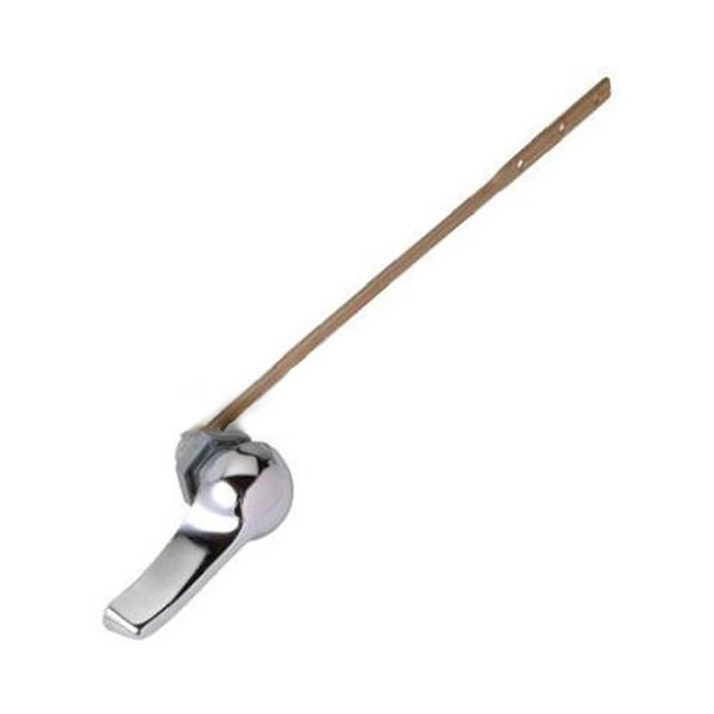 Universal Toilet Tank Flush Lever Chrome Finished Toilet Handle Replacements Fits Most Water Tank Accessory Bathroom Tools
