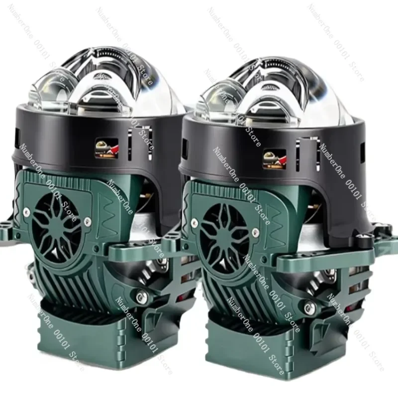 BS010-3001 Dual Fan LED Headlight Bulbs High Power Hi Lo Beam Integrated Car Light Upgrade Modification Kit For Auto Lamp